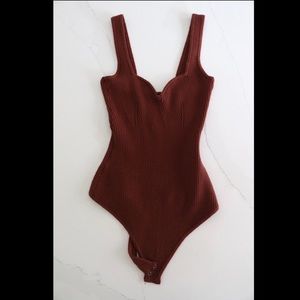 Abercrombie ribbed bodysuit